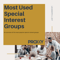 Most Used Special Interest Groups
